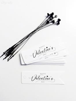 Geschenkanhänger "Happy Valentine's Day"